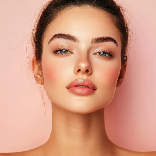 Plumped and contoured natural lip silhouette