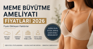 Meme büyütme ameliyatı fiyatları 2026, implant seçimi ve fiyatı etkileyen faktörler