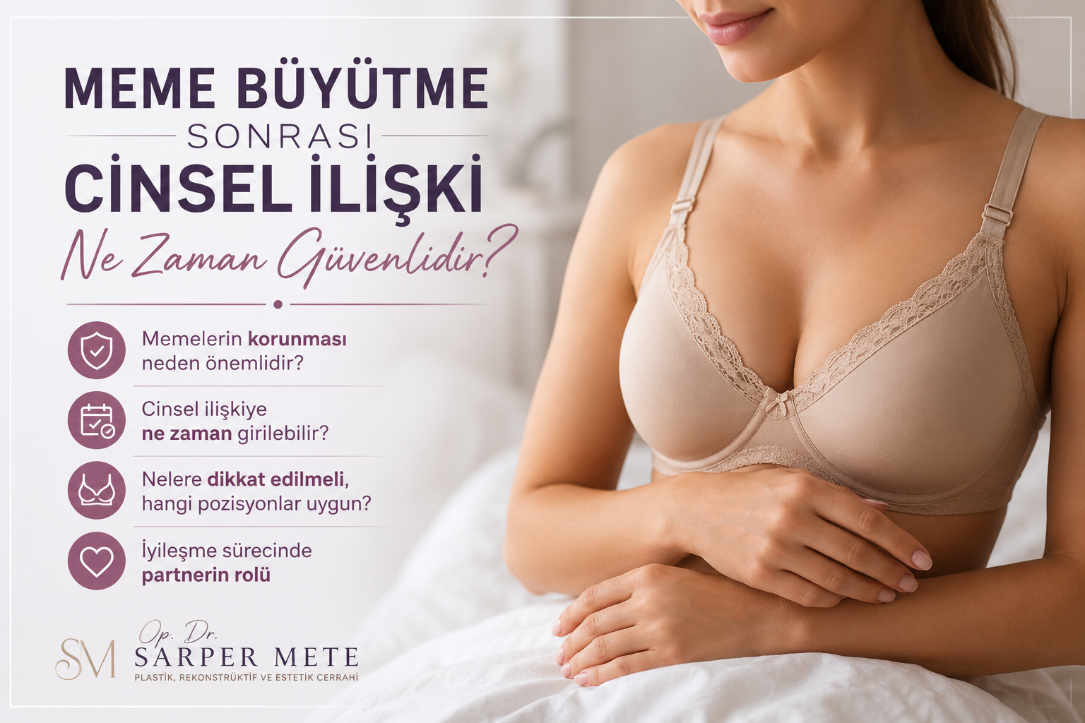 Meme Büyütme Sonrası Cinsel Yaşam: Ne Zaman Güvenlidir?