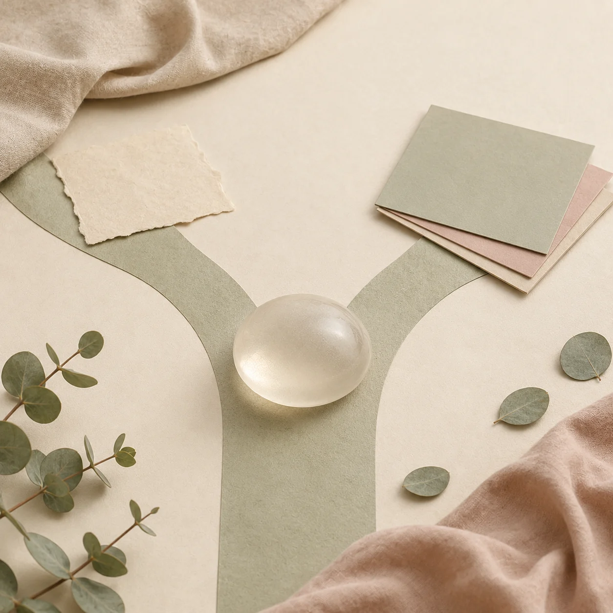 Pathways representing re-planning options in breast implant revision